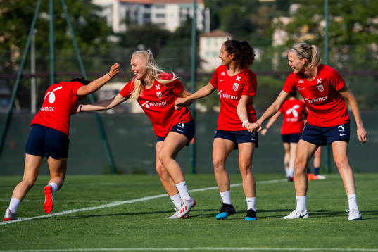 Vilde Bøe Risa, Maria Thorisdottir, Ingrid Moe Wold and