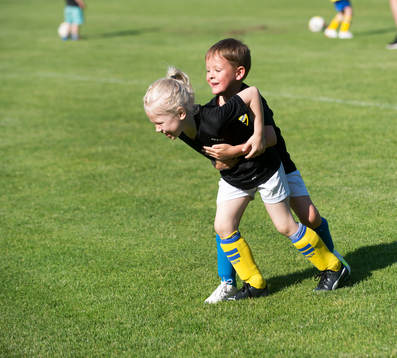 IFK Hässleholms pojkar födda 2013 och 2014 tränar på