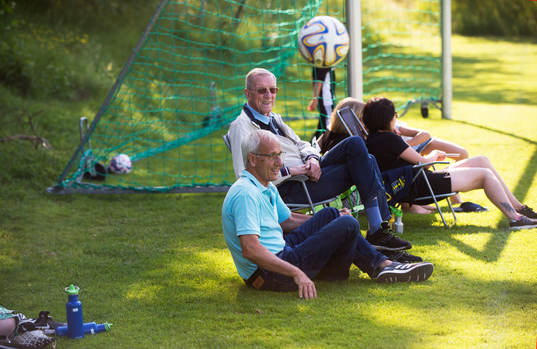 IFK Hässleholms pojkar födda 2013 och 2014 tränar på