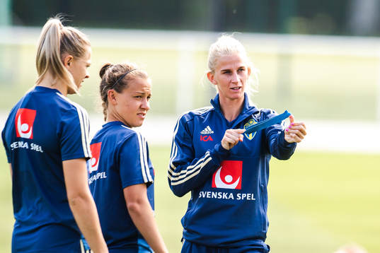 Fridolina Rolfö , Julia Zigiotti Olme and Sofia Jakobsson