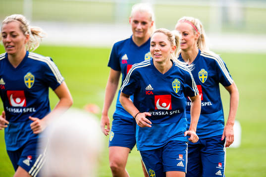 Linda Sembrant , Stina Blackstenius , Elin Rubensson and