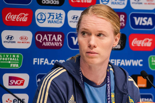 Goalkeeper Hedvig Lindahl of Sweden
