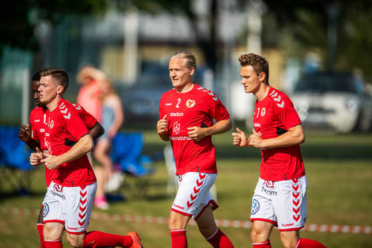 Kalmars Victor Agardius, Henrik Löfkvist och Piotr