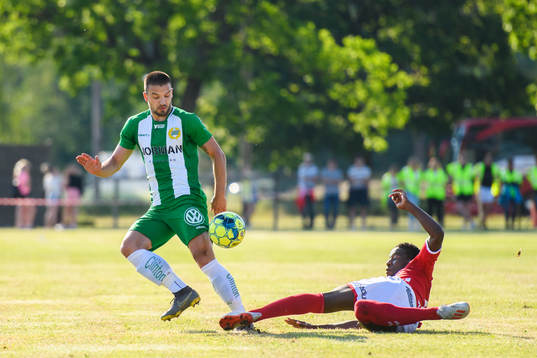 Hammarbys Vladimir Rodic och Kalmars York Rafael