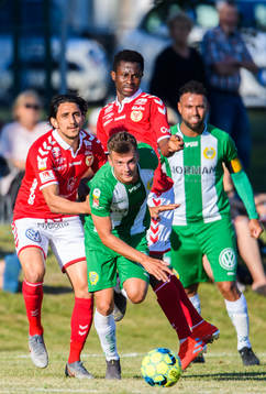 Kalmars Mahmoud Eid och Hammarbys Alexander Kacaniklic