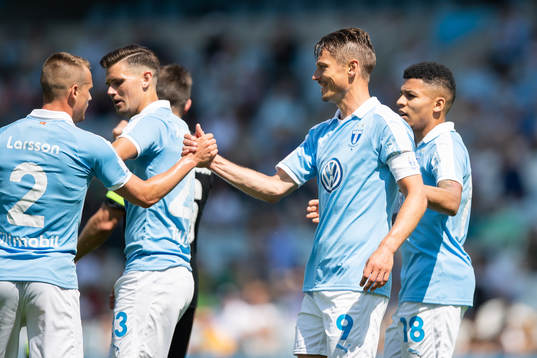 Malmö FFs Markus Rosenberg jublar