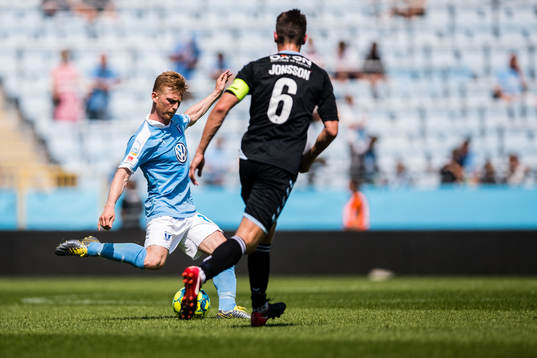Malmö FFs Anders Christiansen och Sönderjyskes Eggert