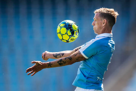 under träningsmatchen i fotboll mellan Malmö och