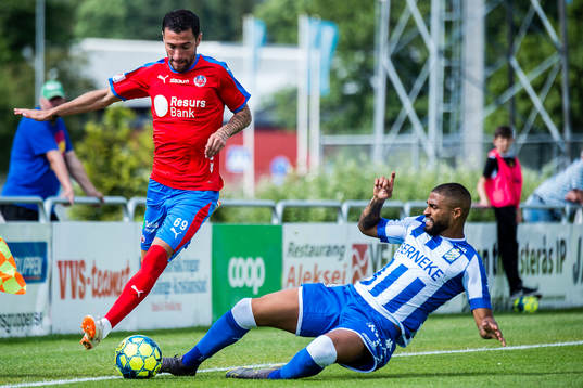 Helsingborgs David Boysen och IFK Göteborgs Kristopher Da