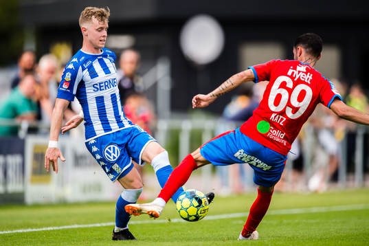 IFK Göteborgs Victor Wernersson och Helsingborgs David