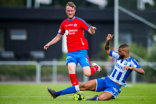 Helsingborgs Rasmus Jönsson och IFK Göteborgs Kristopher