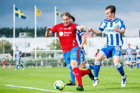 Helsingborgs Charlie Weberg och IFK Göteborgs Patrik