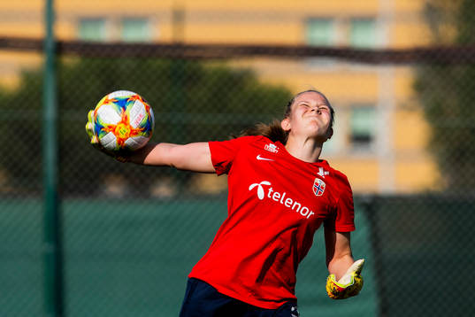 Goalkeeper Oda Maria Hove Bogstad of Norway