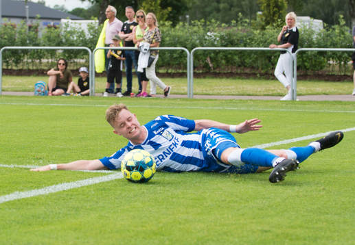 IFK Göteborgs Viktor Wernersson i träningsmatchen mellan