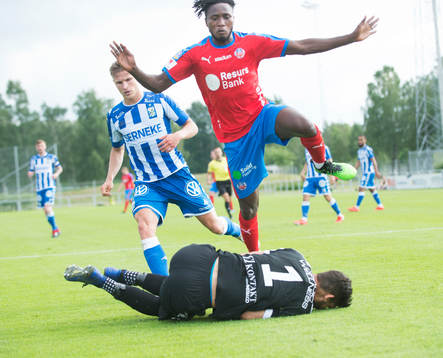 i träningsmatchen mellan Helsingborgs IF och IFK Göteborg