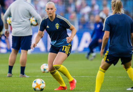 Stina Blackstenius of Sweden