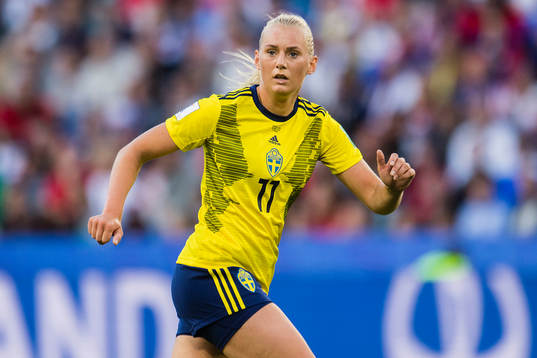 Stina Blackstenius of Sweden