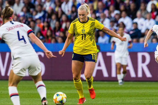 Stina Blackstenius of Sweden