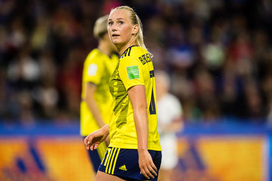 Stina Blackstenius of Sweden