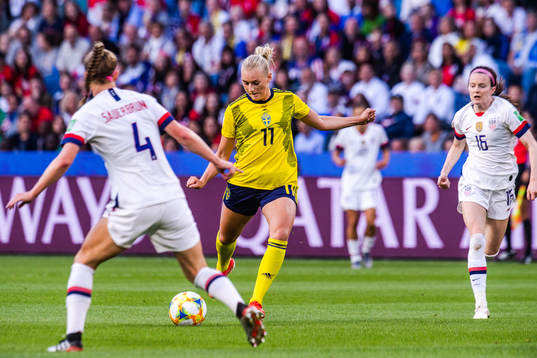 Stina Blackstenius of Sweden