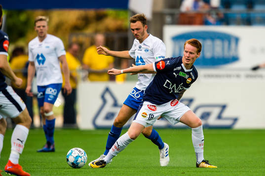 Fredrik Aursnes of Molde and Martin Rønning Ovenstad of