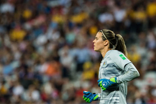 Goalkeeper Lydia Williams of Australia
