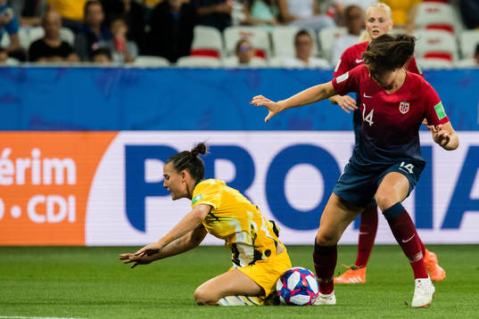 Chloe Logarzo of Australia and Ingrid Syrstad Engen of