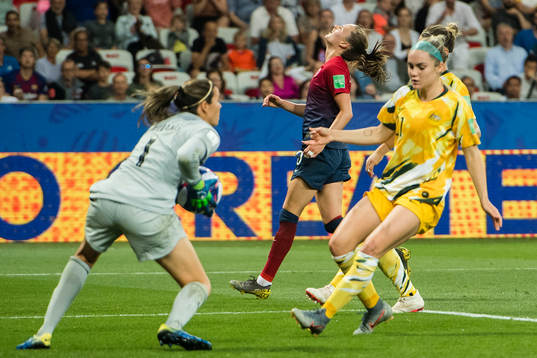 Caroline Graham Hansen of Norway looks dejected