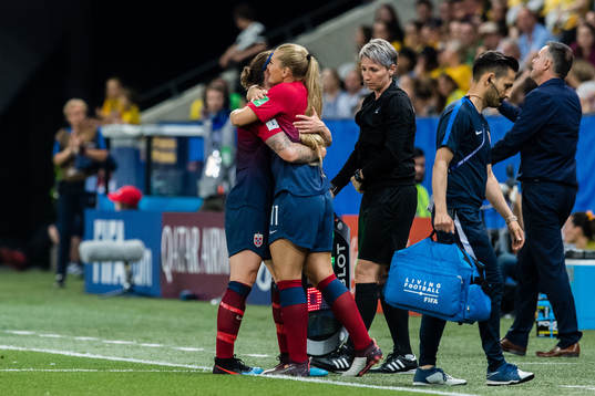 Lisa-Marie Karlseng Utland and Isabell Lehn Herlovsen of