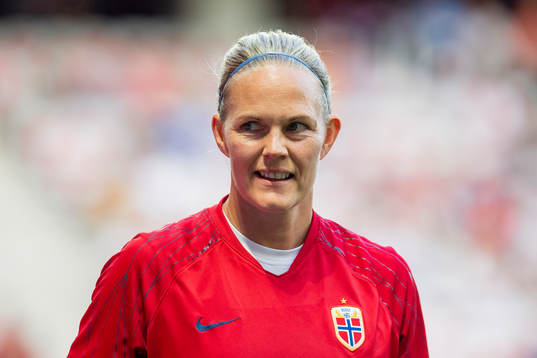 Goalkeeper Ingrid Hjelmseth of Norway