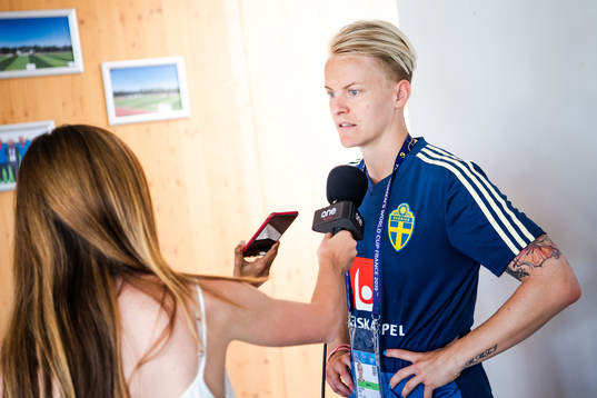 Nilla Fischer of Sweden