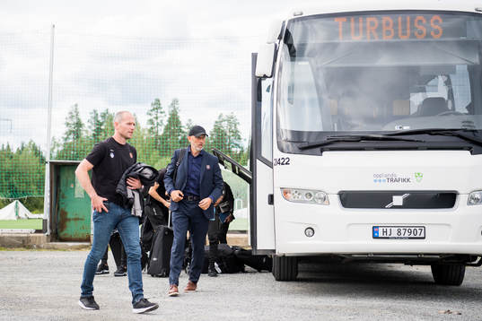 Lars Bohinen, head coach of Aalesund, arrives