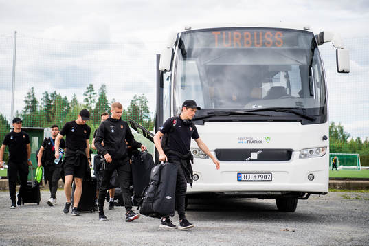 Sondre Fet of Aalesund arrives