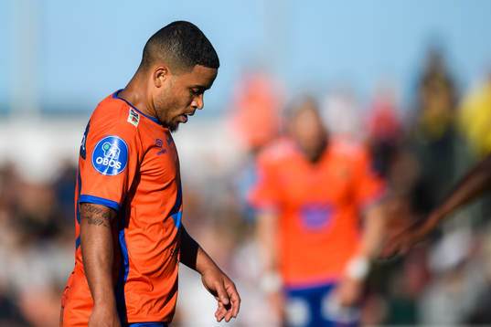 Jernade Meade of Aalesund looks dejected