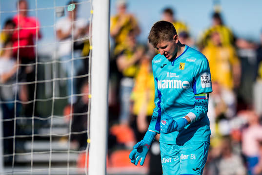Goalkeeper Ole Kristian Gjefle Lauvli of Raufoss