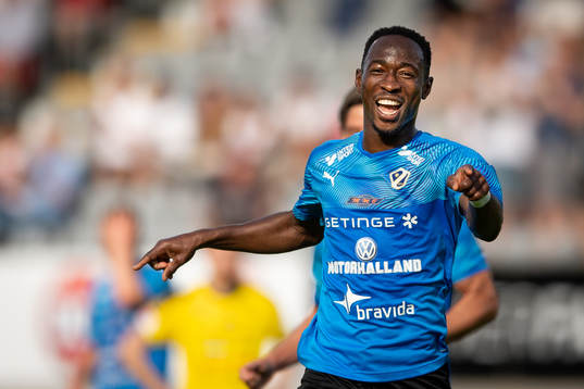 Halmstads Sadat Karim jublar
