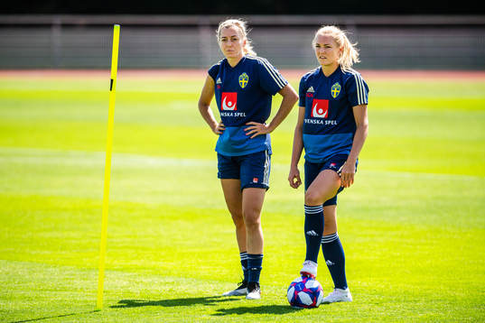 Linda Sembrant and Magdalena Eriksson of Sweden