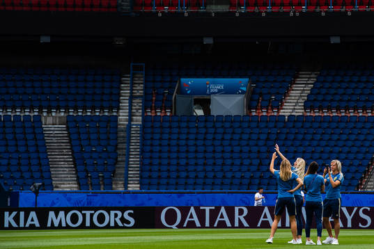 Kosovare Asllani, Magdalena Eriksson , Hanna Glas and Sofia