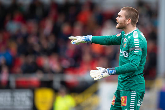 Goalkeeper Gudmund Kongshavn of Tromsø