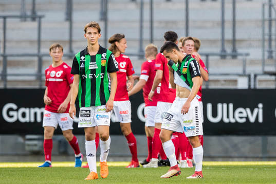 GAIS Adam Wästlund och Predrag Randelovic deppar