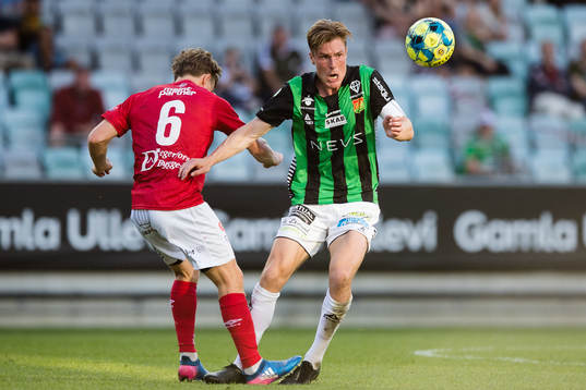 Degerfors Jakob Ortmark och GAIS Marcus Bergholtz