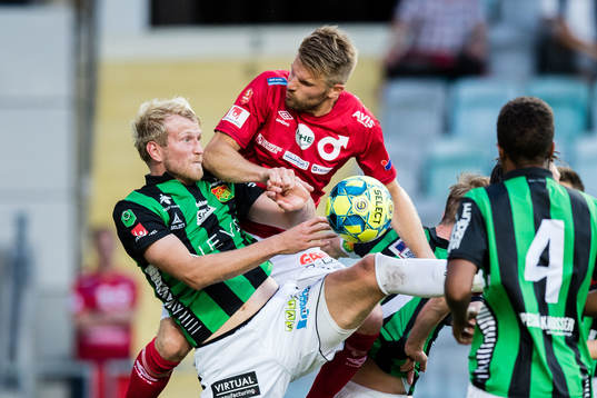 GAIS Carl Elfgren Nyström och Degerfors Erik Björndahl
