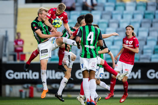 GAIS Carl Elfgren Nyström och Degerfors Erik Björndahl