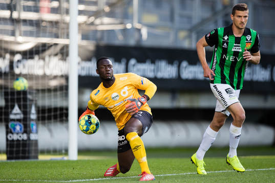Degerfors målvakt Ismael Diawara