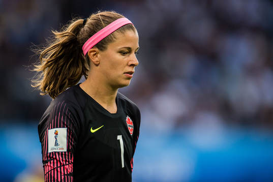 Goalkeeper Stephanie Labbe of Canada
