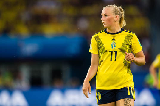 Stina Blackstenius of Sweden