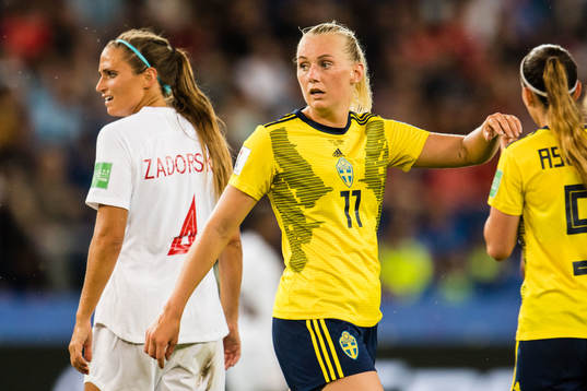 Stina Blackstenius of Sweden