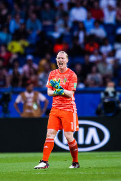 Goalkeeper Hedvig Lindahl of Sweden