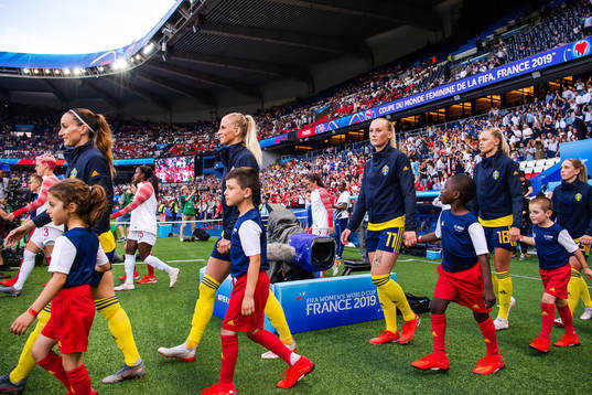Kosovare Asllani, Sofia Jakobsson, Stina Blackstenius ,