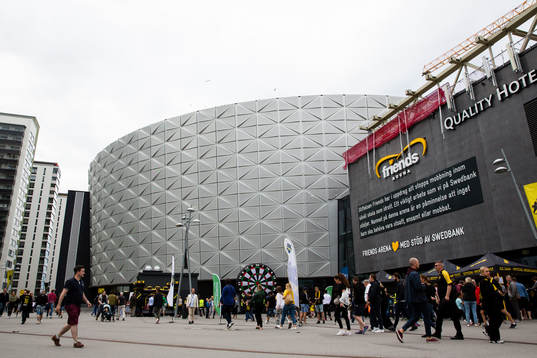 Generell vy utanför Friends Arena